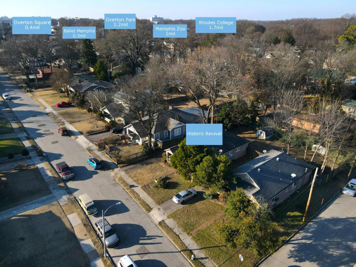 Historic Revival King Bed Midtown Memphis 68 Yes Pets Fast Wifi Free Parking Villa Eksteriør billede